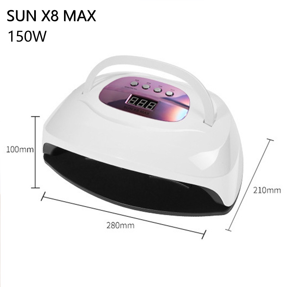 Máy Hơ Gel 150W SUN X8 MAX  chuyên nghiệp máy sấy móng tay