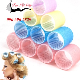 Set 6 cái Lô cuốn tóc Hàn Quốc, lô cuốn tóc tự dính siêu to