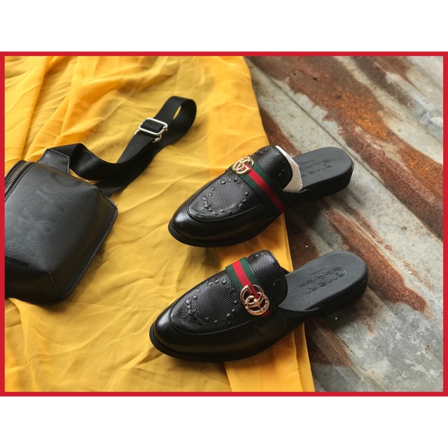 Giày sục nam thời trang - Da bò cao câp ( Bảo hành 12 tháng - Mã SN02 )