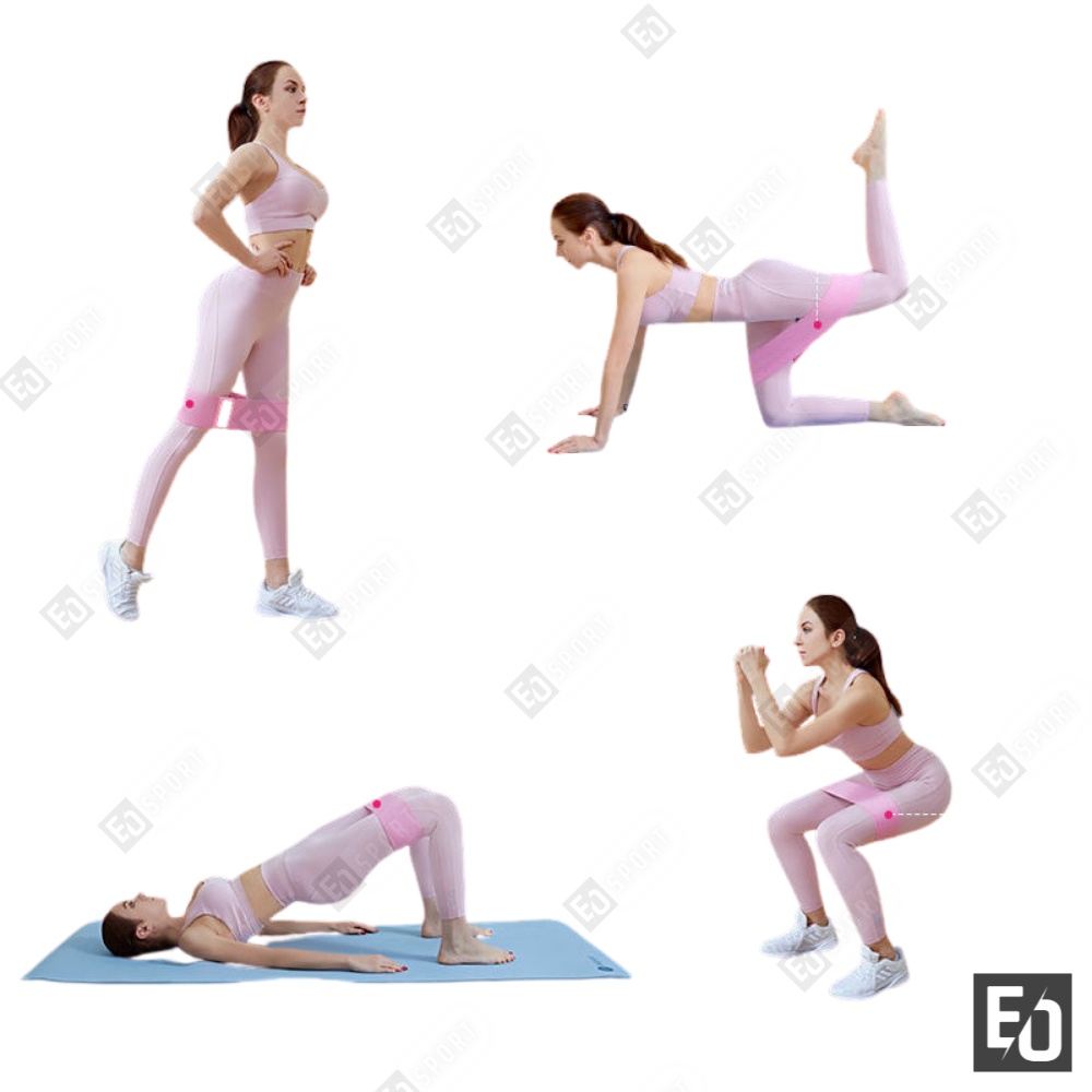 Dây Kháng Lực Tập Mông ,Gym Miniband Đàn Hồi Unisex Thon Eo ,Đùi,Chân,Tay Hiệu Quả -EO.sportDZ