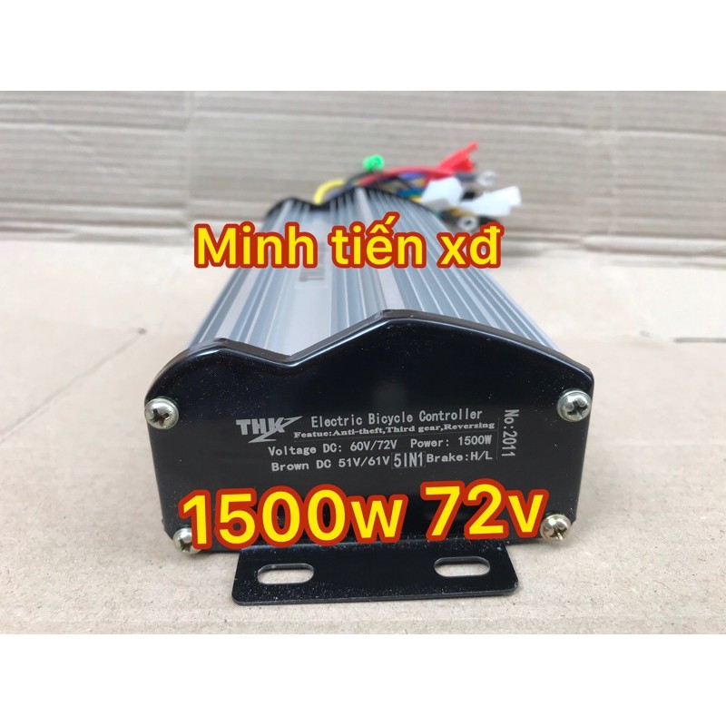 Ic 1500w 5 in 1 chạy êm đủ 18 sò (72v) 6 bình