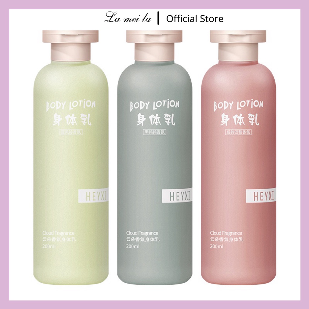 Sửa dưỡng thể Heyxi thơm bền lâu 200ml giúp dưỡng ẩm sáng da Nội địa Trung HDT2G5