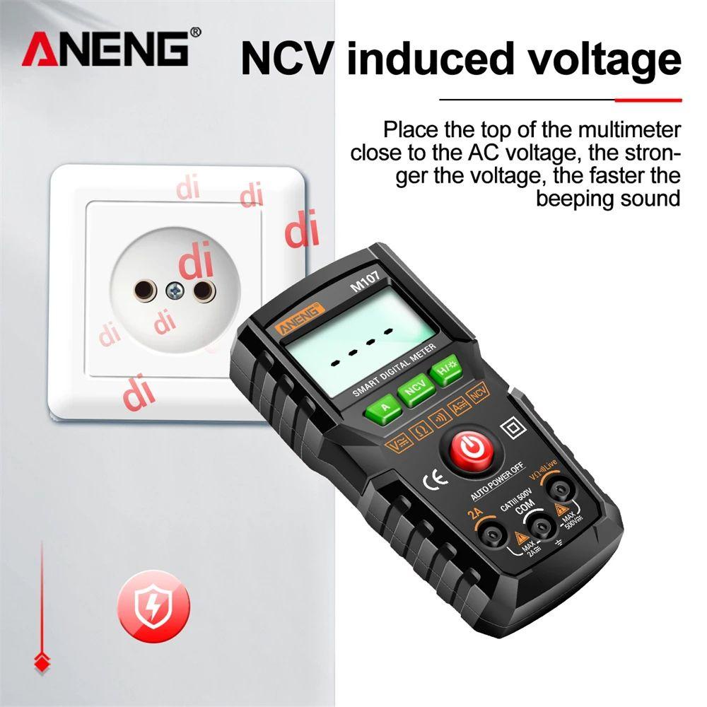 Đồng Hồ Vạn Năng Kỹ Thuật Số Thông Minh ANENG M108 / M107 Đếm 4000 AC / DC