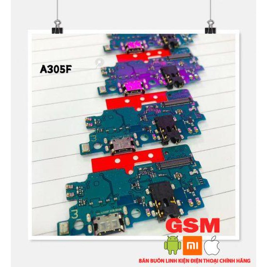 Cụm Đuôi Sạc / Tai Nghe / Micro Samsung Galaxy A30 Zin Chính Hãng - GSM Hải Phòng