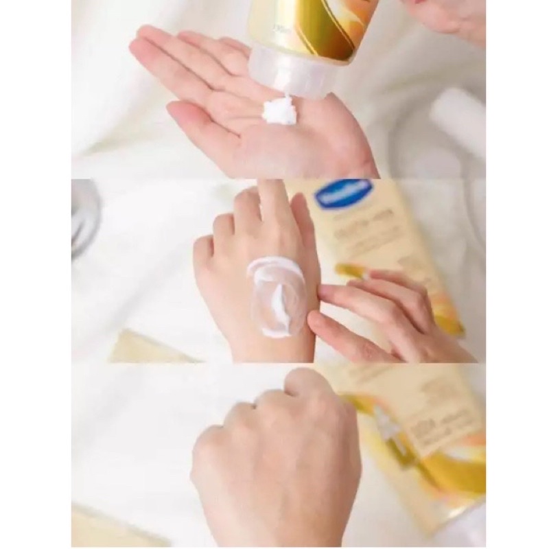 (VÀNG- NGÀY) Dưỡng Thể Trắng Da Vaseline Healthy Bright Gluta-hya Serum Burst UV Lotion Flawless Glow Thái Lan