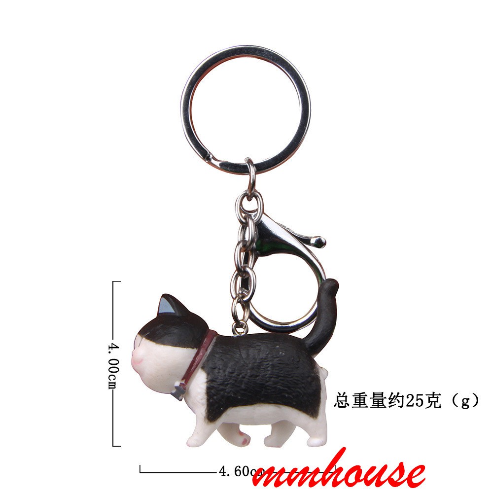 Móc khóa hình dạng mèo dễ thương xinh xắn
