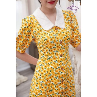 Đầm hoa vàng