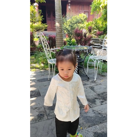 bà ba bé gái, set đồ bộ trẻ em, đồ lam đi chùa