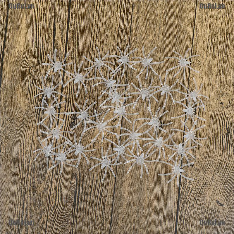 Bộ Nhện Nhựa Trắng / Đen Độc Đáo Trang Trí Halloween