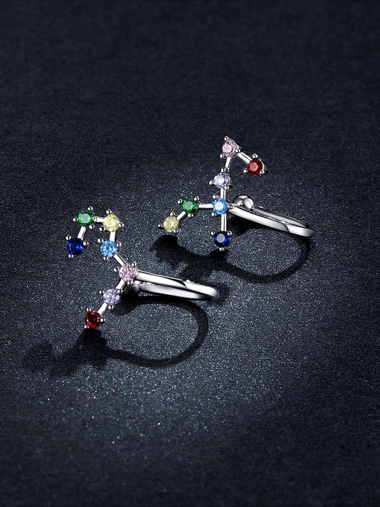 Hoa tai bamoer BSE457 bằng bạc thật 925 không gây dị ứng độc đáo