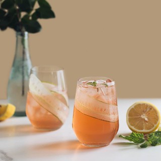 [Chính hãng] Cốc thủy tinh Ocean Lexington Hi Ball 370ml (Bộ 06 cốc trơn, không in hình)