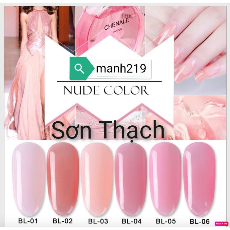 Sơn Gel AS Thạch Hồng mã BL chai 15ml - manh219