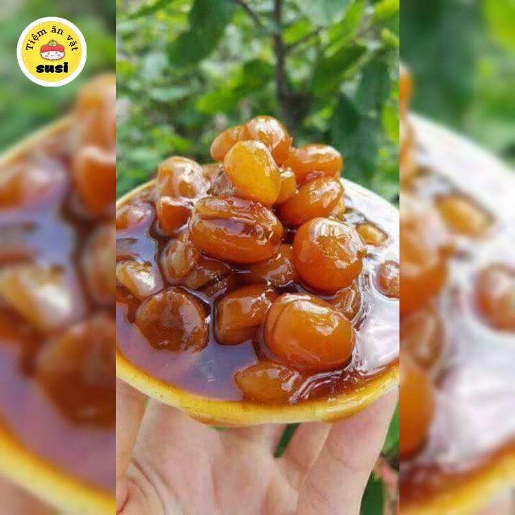 Me ngào khóm hạt đác - Me hạt dẽo đậm đặc 550gr