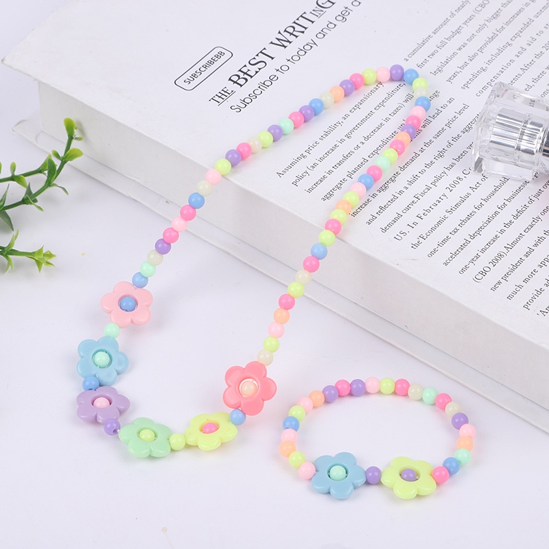 Thời trang trẻ em vòng cổ vòng tay đáng yêu cho bé gái , phụ kiện cho bé E763