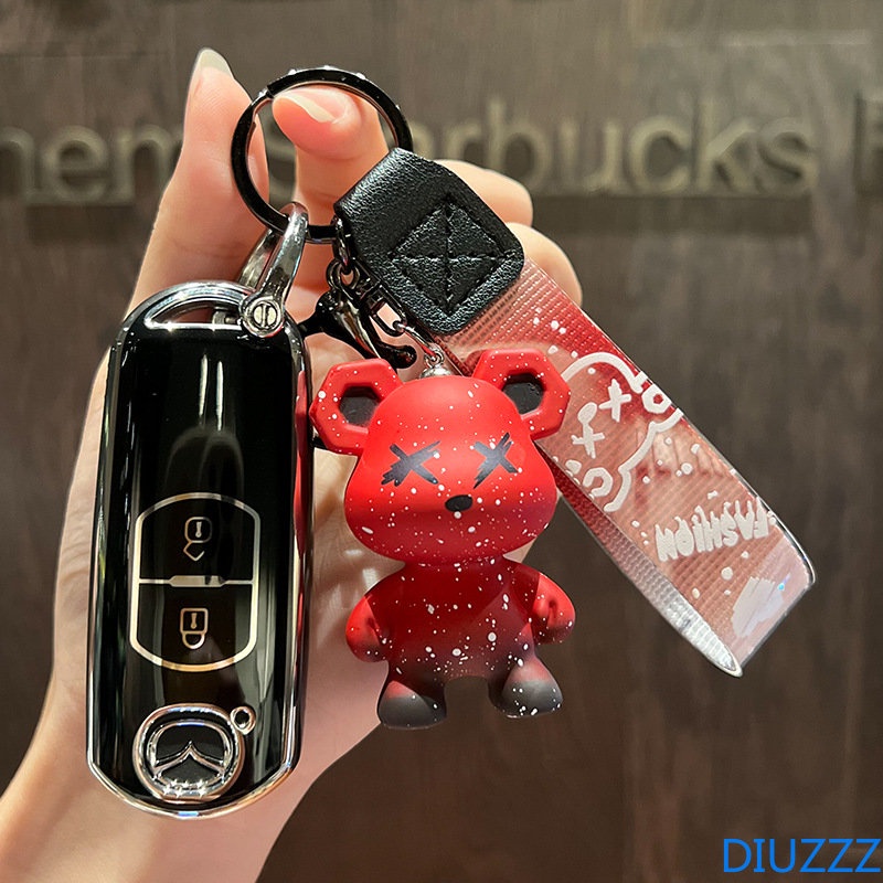 Ốp Chìa Khóa TPU 3 Nút Cho Mazda 2 3 6 Atenza Axela Demio CX5 CX-3 CX7 CX-5 CX-9 2015 2016 2017 2018 2019