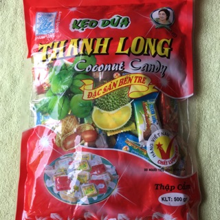 Kẹo dừa thập cẩm Thanh Long 500g - Đặc sản Bến Tre