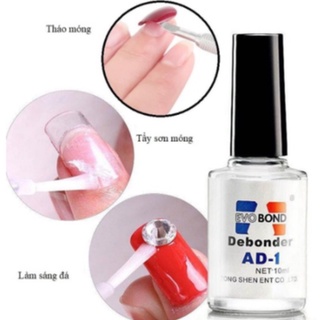 Nước tháo móng giả , nước sáng đá gỡ móng nail 10ml