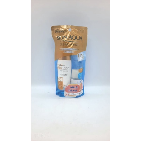 Sữa chống nắng dưỡng trắng Sunplay Skin Aqua Clear White SPF50 25g