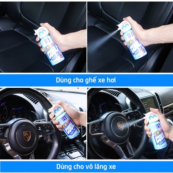 Bình xịt làm lạnh hạ nhiệt dung tích 180ml làm mát làm mát không khí nhanh cho yên xe, ghế ngồi ô tô