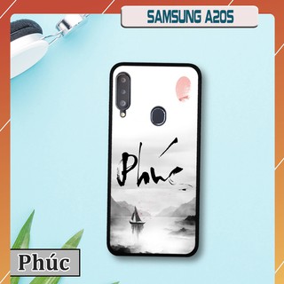 Ốp lưng Samsung Galaxy A20S - In chữ thư pháp