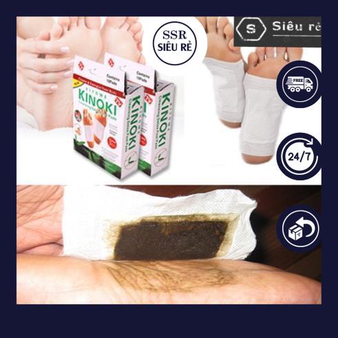 HỘP 10 MIẾNG DÁN CHÂN GIẢI ĐỘC KINOKI (PD1013)