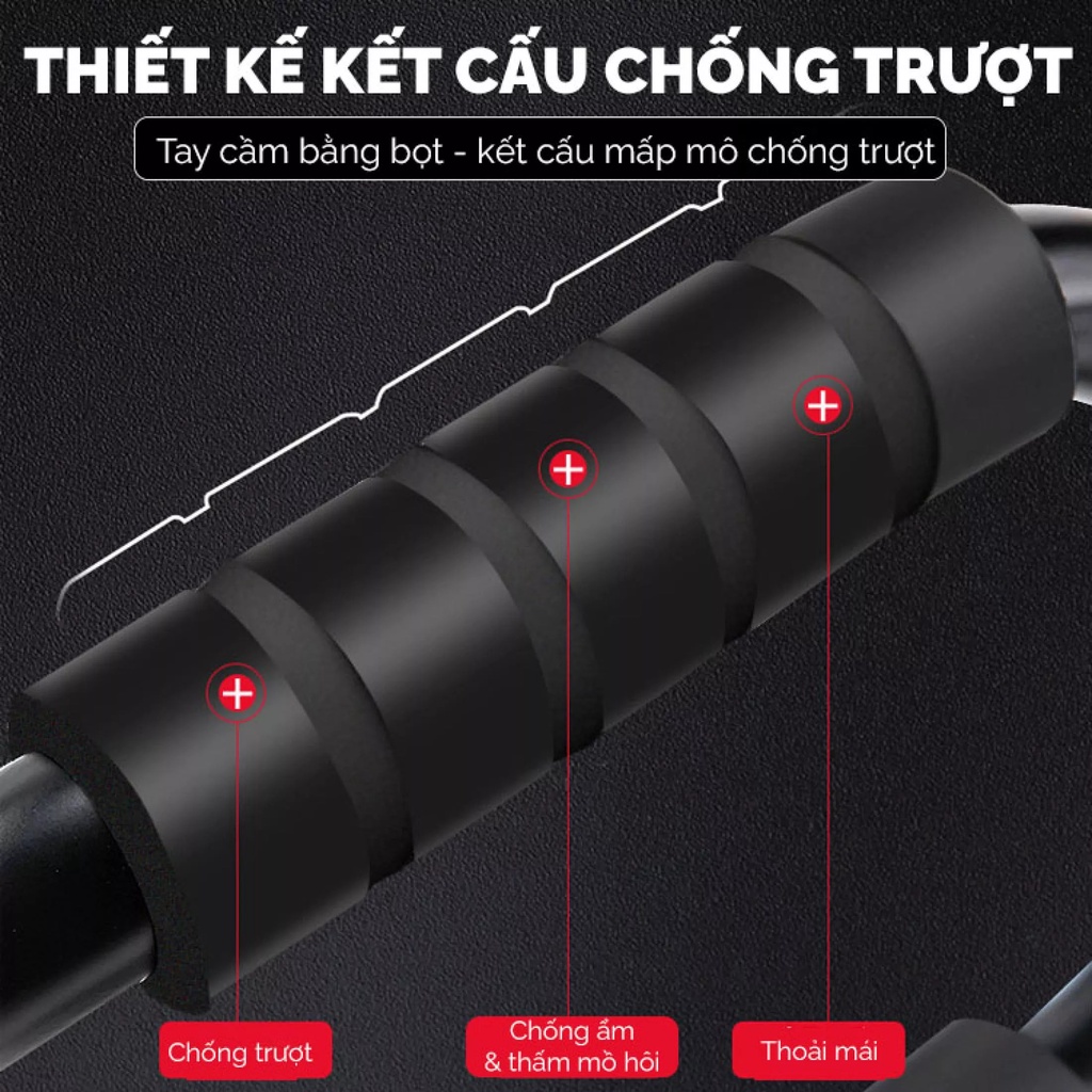 Dụng Cụ Hít Đất, Chống Đẩy Chữ S Tại Nhà, Dụng Cụ Chống Đẩy Chữ S Cho Dân Văn Phòng Chính Hãng Eros Store