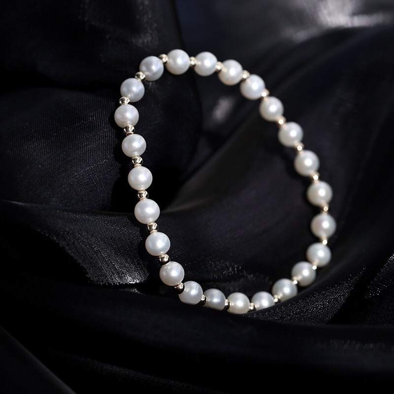 Vòng tay 5ly mix bi titan