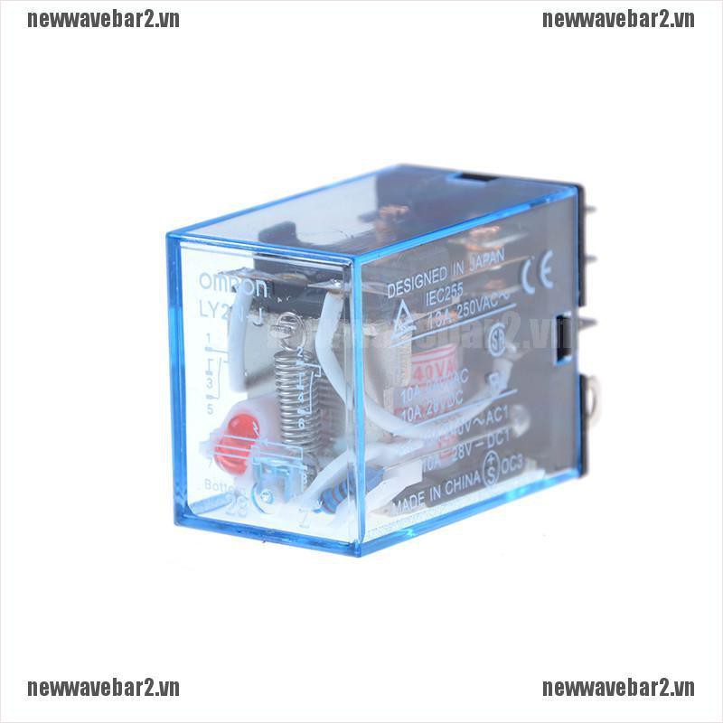 Set 2 Rơ Le Điện 10a Ac220V Ly2Nj Hh62P 8 Pins 2 Open Chuyên Dụng