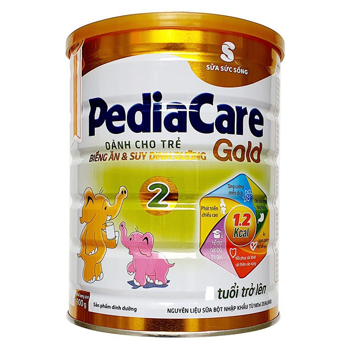 Sữa PediaCare Gold 2 lon 900g (trẻ từ 3 tuổi trở lên)