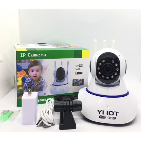 CAMERA WIFI 3 RÂU YI IOT CHẤT LƯỢNG HÌNH ẢNH SẮC NÉT - GÓC QUAY RỘNG | BigBuy360 - bigbuy360.vn