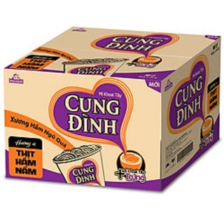 Mì Cung Đình Ly ( ĐỦ VỊ  ) - 1 Thùng 24 ly /65gram /1gói