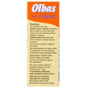 (hàng Mới Về) Tinh Dầu Olbas Serbuuuu 10ml Giải Mã Cho Trẻ Em