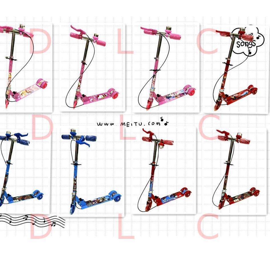 Gửi Trực Tiếp ✳Xe SCOOTER Trẻ Em + Chuông + Phanh + Phanh DLC