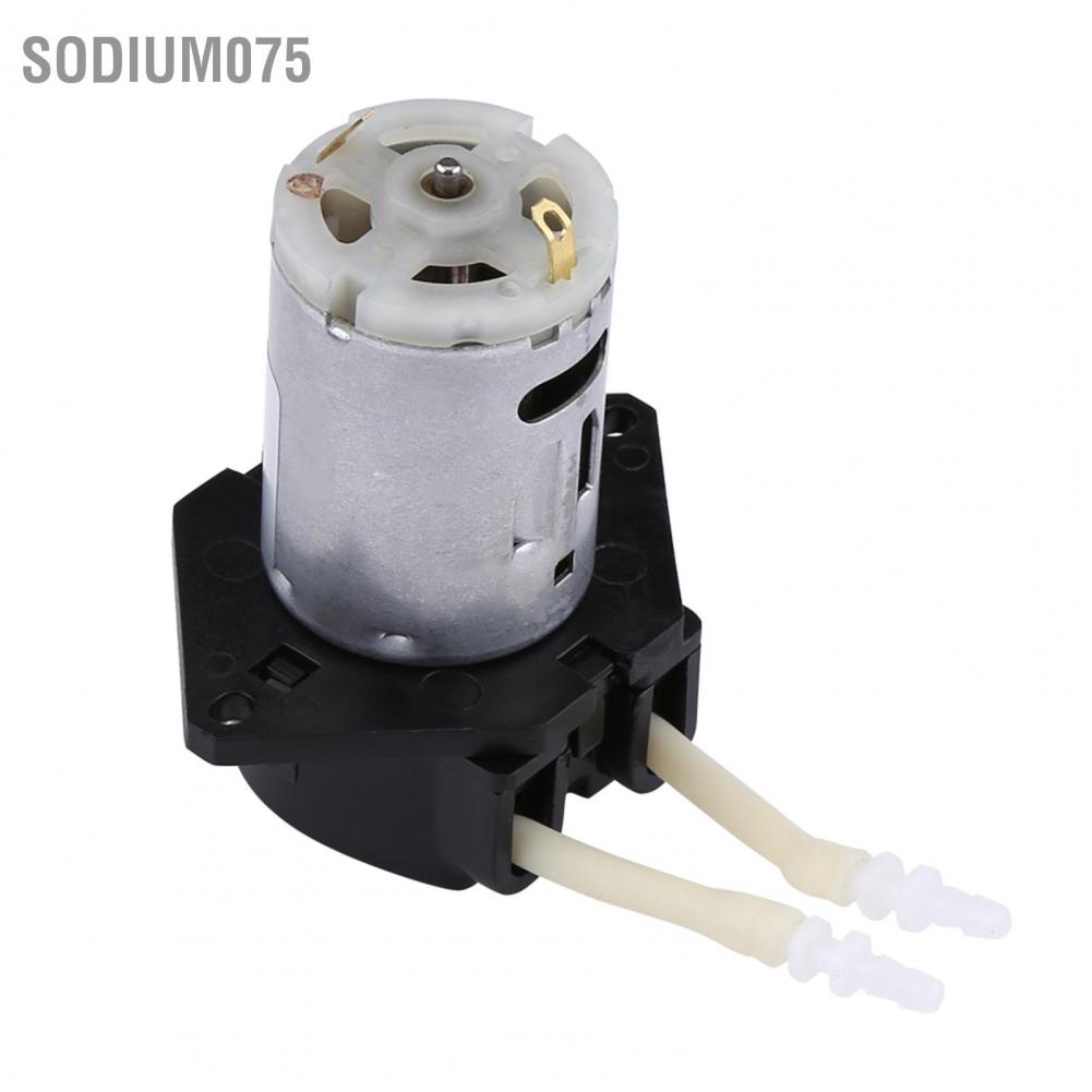 Sodium075 Dosing Pump 12V DC Peristaltic Liquid Hose Head for Aquarium Lab