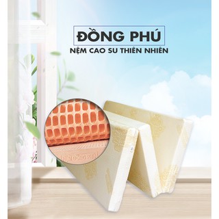 Nệm Cao Su Thiên Nhiên Gấp 3 Đồng Phú