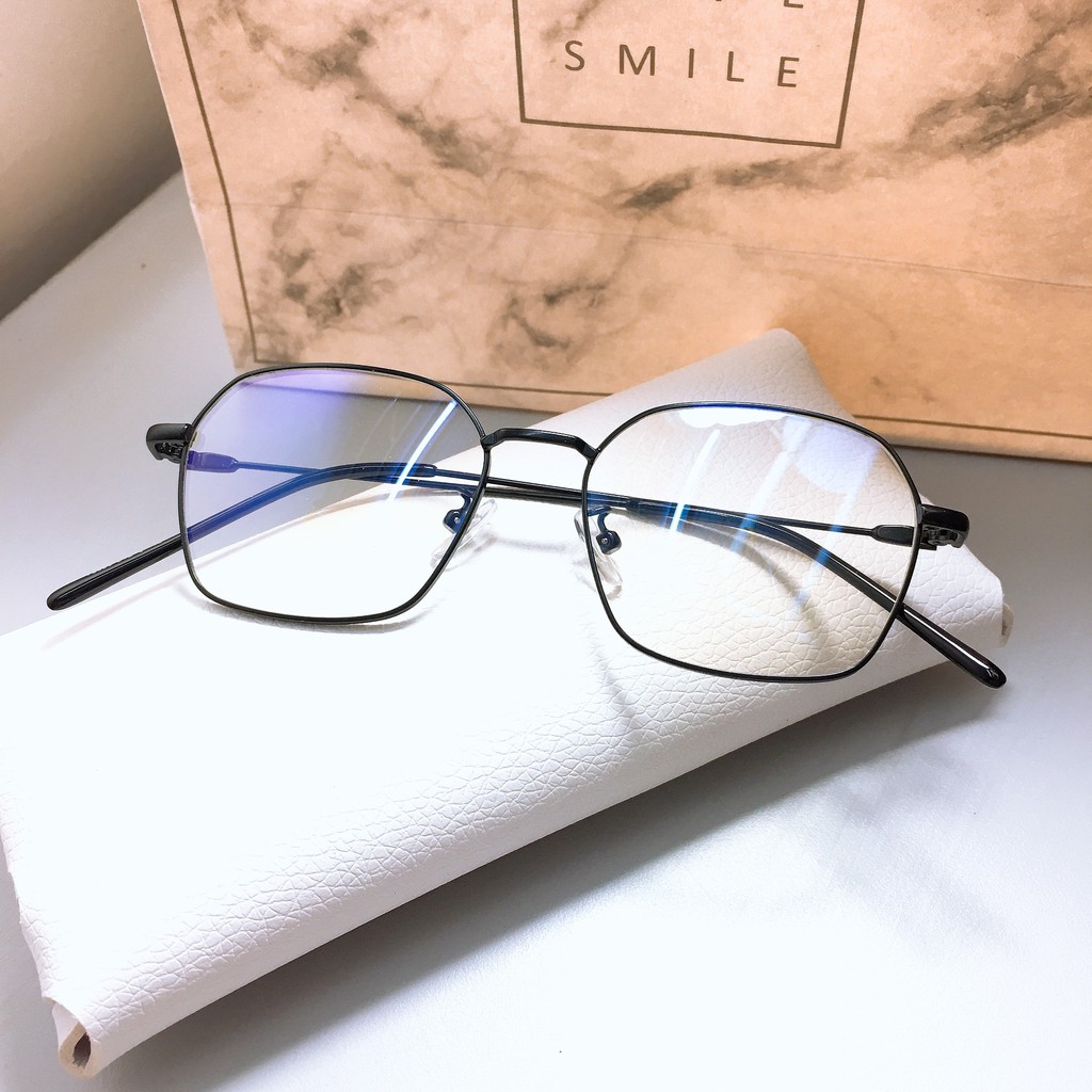 [Mã SKAMCLU7 giảm 10% cho đơn từ 0Đ] Gọng kính kim loại vuông 5256 nhận cắt cận viễn loạn | BigBuy360 - bigbuy360.vn