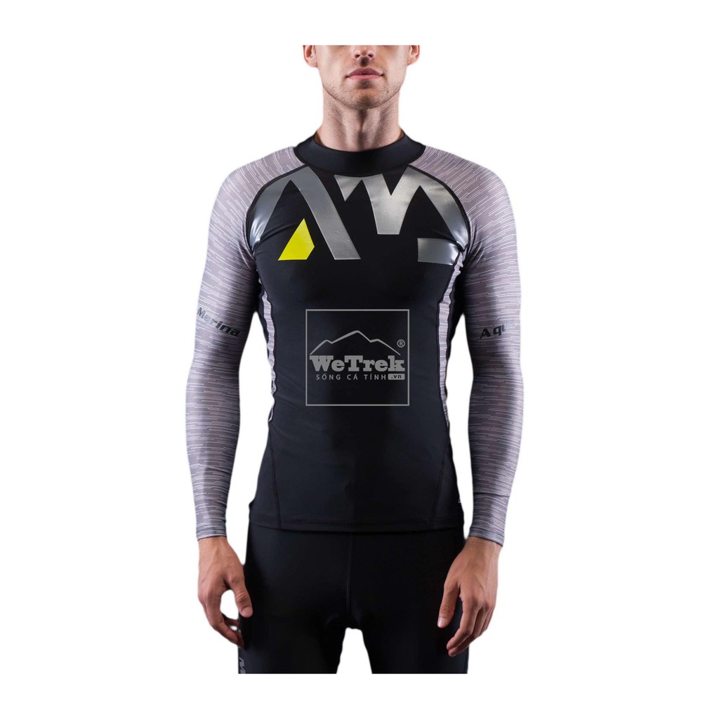 Áo bơi nam Division Men's Rashguard LS C-M17LS chống tia UV