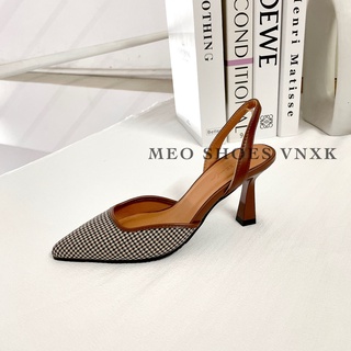 Giày cao gót mũi nhọn hở gót Slingback