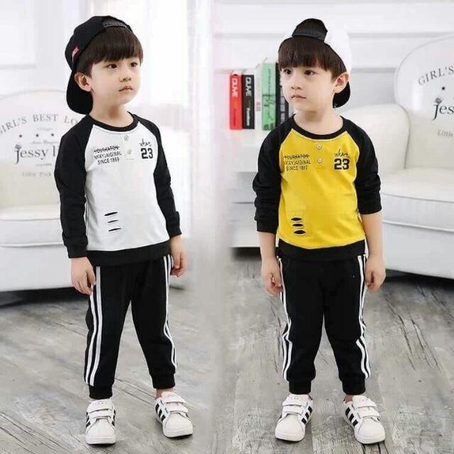 Combo 6 Sét thu đông thể thao cho bé