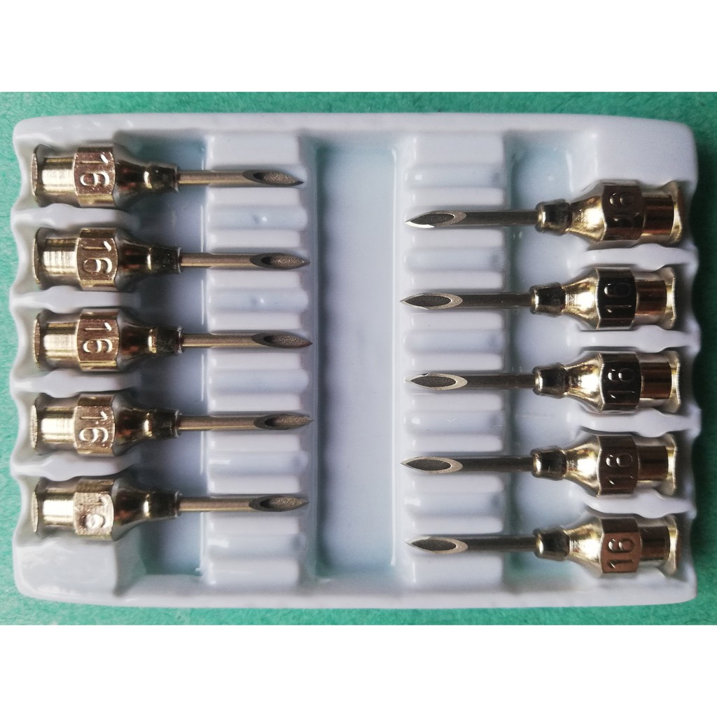 1 vỉ 10 cái Kim tiêm dùng để tiêm cho trâu, bò, lợn, gia cầm, chó mèo
