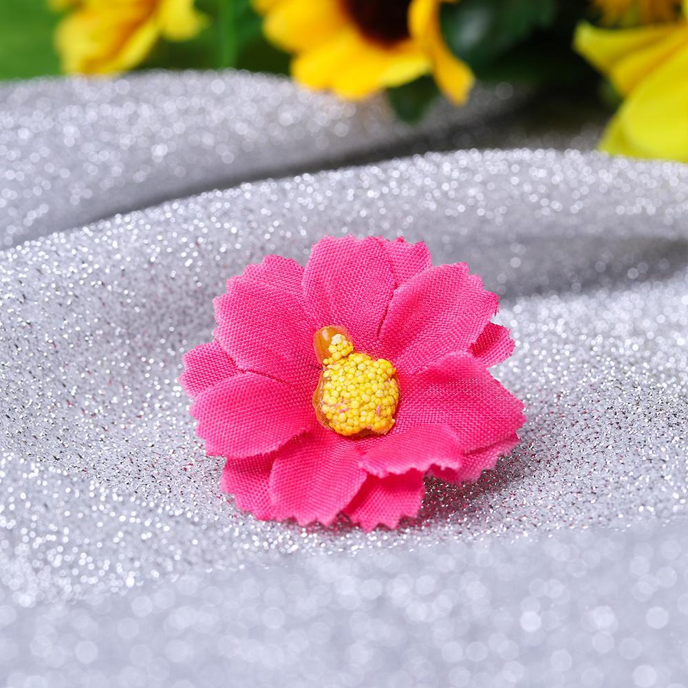 Set 100 Bông Hoa Nhân Tạo Dùng Trang Trí Tiệc Cưới DIY
