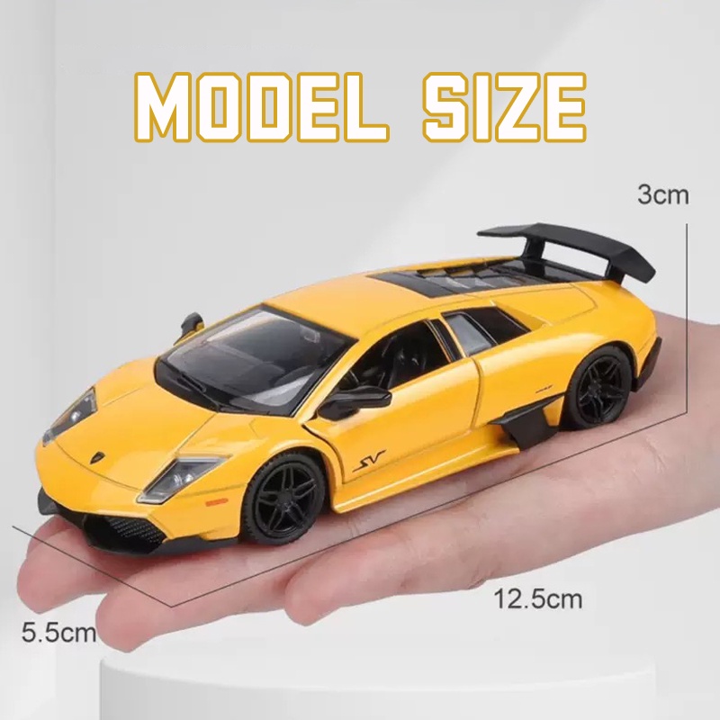 Mô Hình Xe Hơi Lamborghini Murcielago Bằng Hợp Kim Tỉ Lệ 1: 36