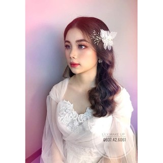 [Phụ Kiện Cưới]-Set Hoa Cài Tia