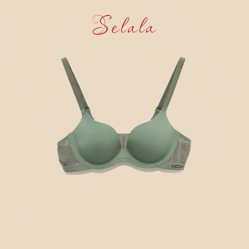 Áo Lót Su Selala Đệm Vừa 2cm Nâng Đẩy Tháng Mát Với Thiết Kế Quai Dạng Lưới AV30