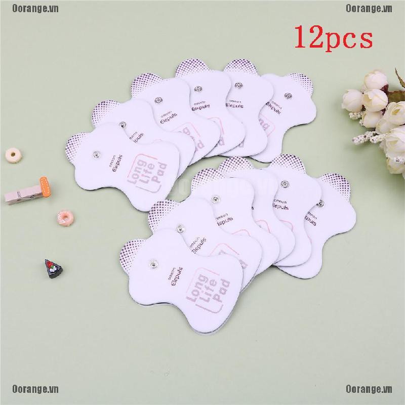 Bộ 12 Miếng Đệm Tĩnh Điện Thay Thế Cho Máy Mát Xa Xung Điện BH MT