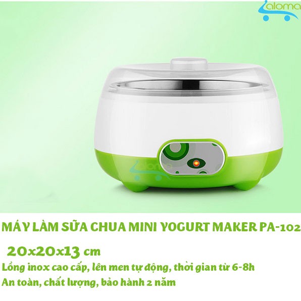 Máy làm sữa chua mini lồng inox 1 lít Yogurt Maker PA-102