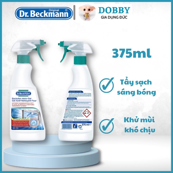Dung dịch vệ sinh nồi chiên không dầu, lò vi sóng, lò nướng DR. BECKMANN 375ml - Dobby