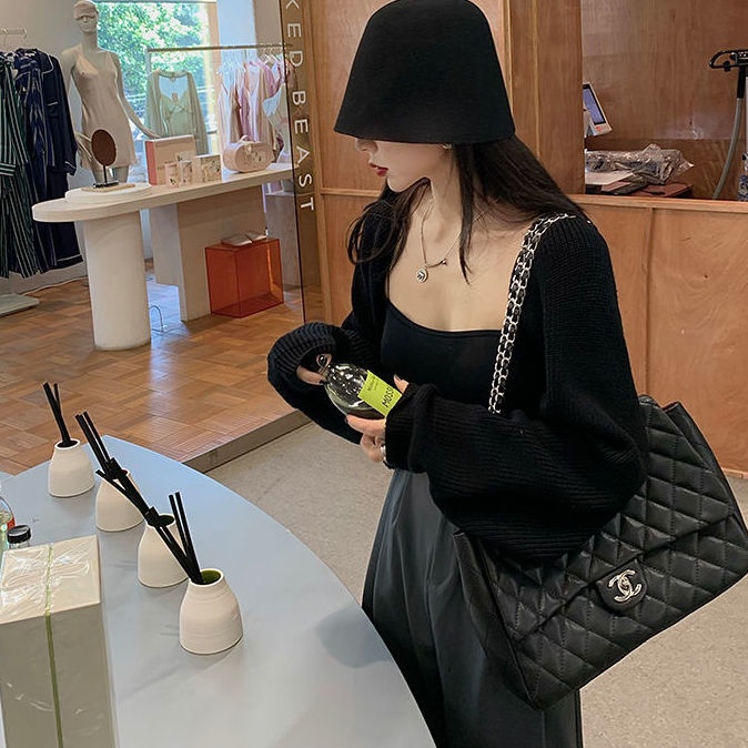 Áo Khoác Cardigan Dệt Kim Tay Dài Dáng Rộng Dễ Phối Đồ