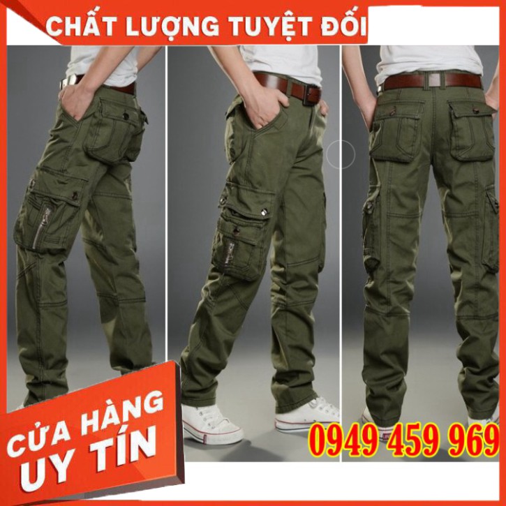 Quần Túi Hộp - Quần Kaki Nam Túi Hộp Lính Mỹ - Hàng nhập khẩu