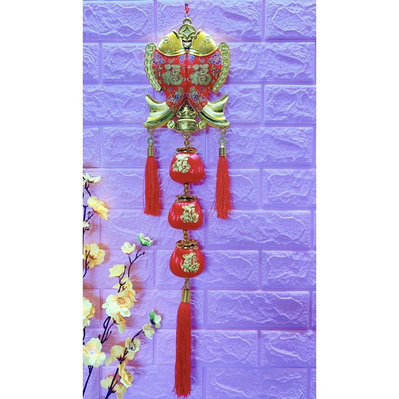 Dây chữ PHÚC - lồng đèn ( cá/quạt/chữ ) trang trí TẾT